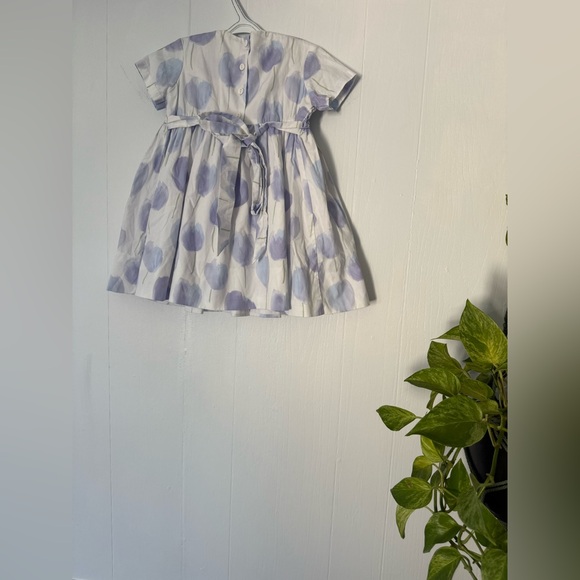 Sarah Louise England 18 Months Hand Smocked Tulip Dress Spring Lavender Purple - Picture 8 of 9